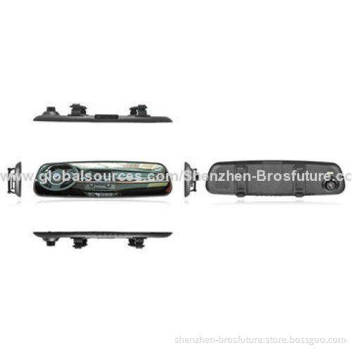 Car Rear-view Mirrors/DVRs, HD 720P Resolution, 2.4-inch Screen, Built-in 3.7V/110mAh Li-ion Battery